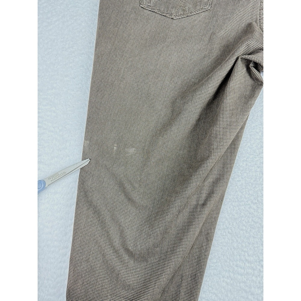 Brax Cooper Fancy Pants Mens 40x34 Regular Fit Houndstooth Tweed Brown *Read‎ - Picture 4 of 11